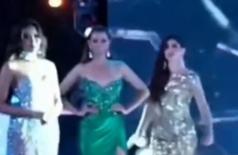 Candidata de Miss Universe Panamá se desmaya en pleno escenario