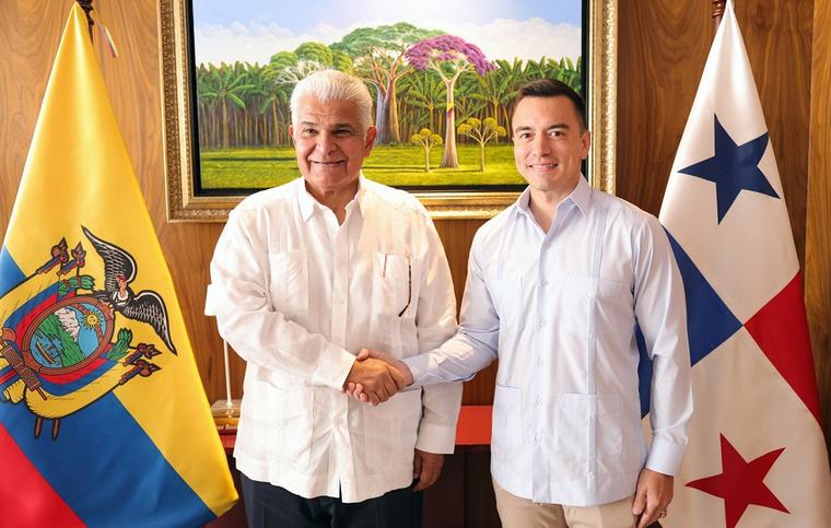 Mulino y Noboa acuerdan extender el proyecto de interconexión eléctrica entre Panamá y Colombia hasta Ecuador