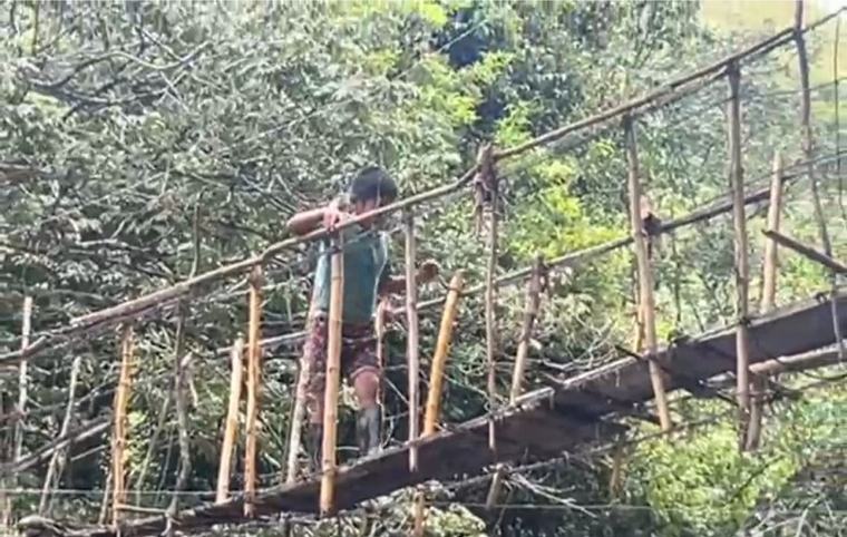 Comarca Ngäbe-Buglé: Exigen puente peatonal sobre el río Cobre tras 40 años de peligro