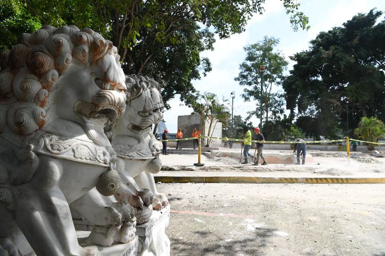Un juez ordena proteger el terreno donde se encontraba el monumento chino demolido por orden de Stefany Peñalba