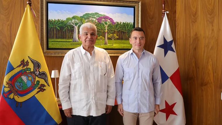 Mulino y Noboa acuerdan impulsar y extender el proyecto de interconexión eléctrica entre Panamá y Colombia hasta Ecuador