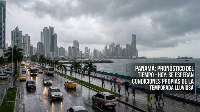 Pronóstico del tiempo en Panamá para este viernes 4 de septiembre de 2026