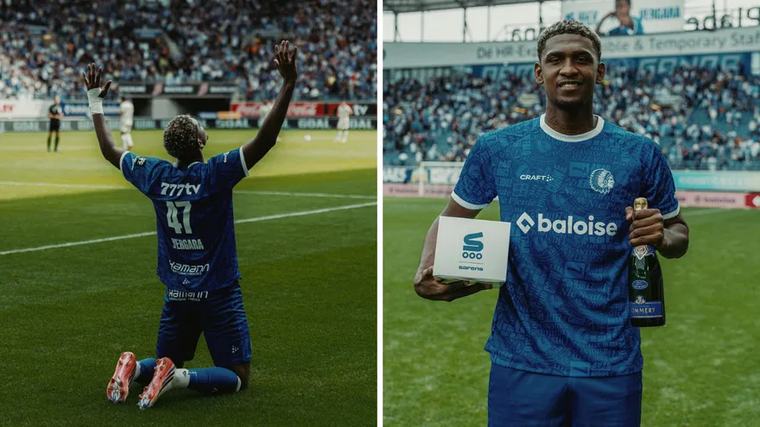 Josué Vergara| El panameño abre con gol el camino del triunfo para el Gent ante Brujas