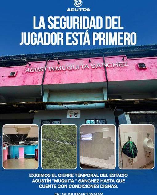 AFUTPA exige el cierre temporal del estadio ‘Muquita’ Sánchez